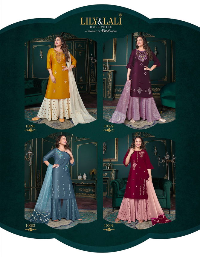 Lily And Lali Riwaaz 3 Festive Wear Wholesale Ready Made Suit Collection
